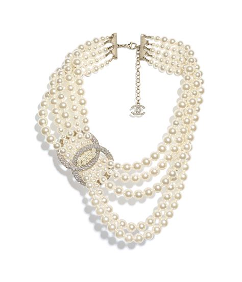 chanel jewelry costume|genuine chanel necklace.